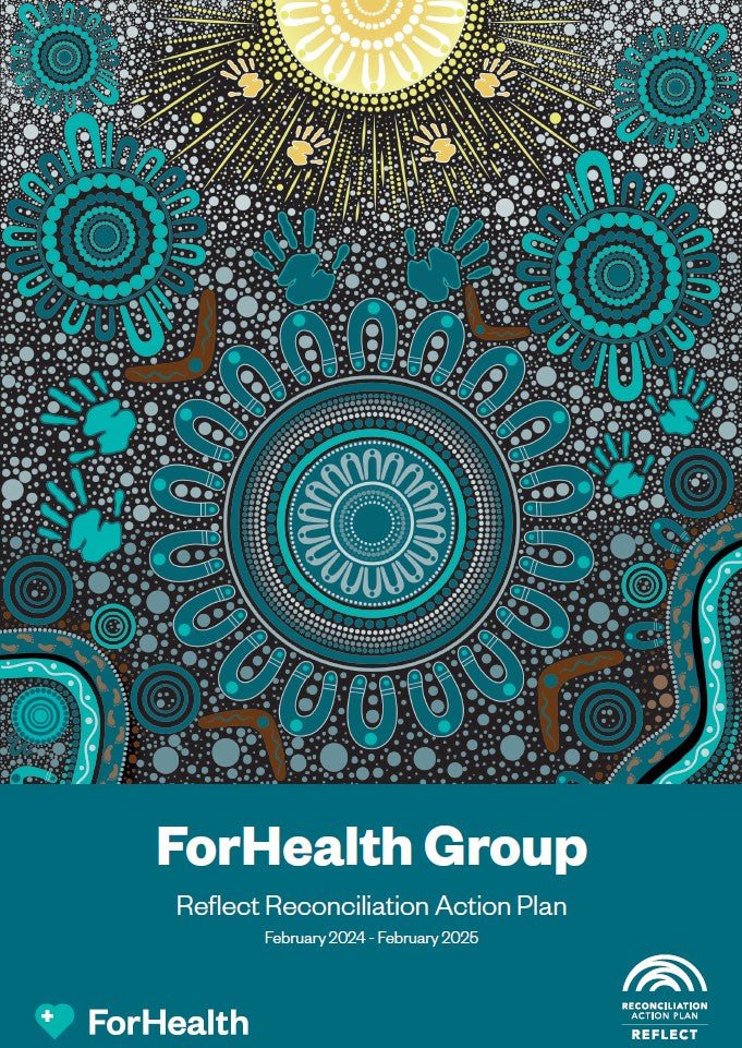 ForHealth Reflect RAP 2024 - Aboriginal Art by Lani