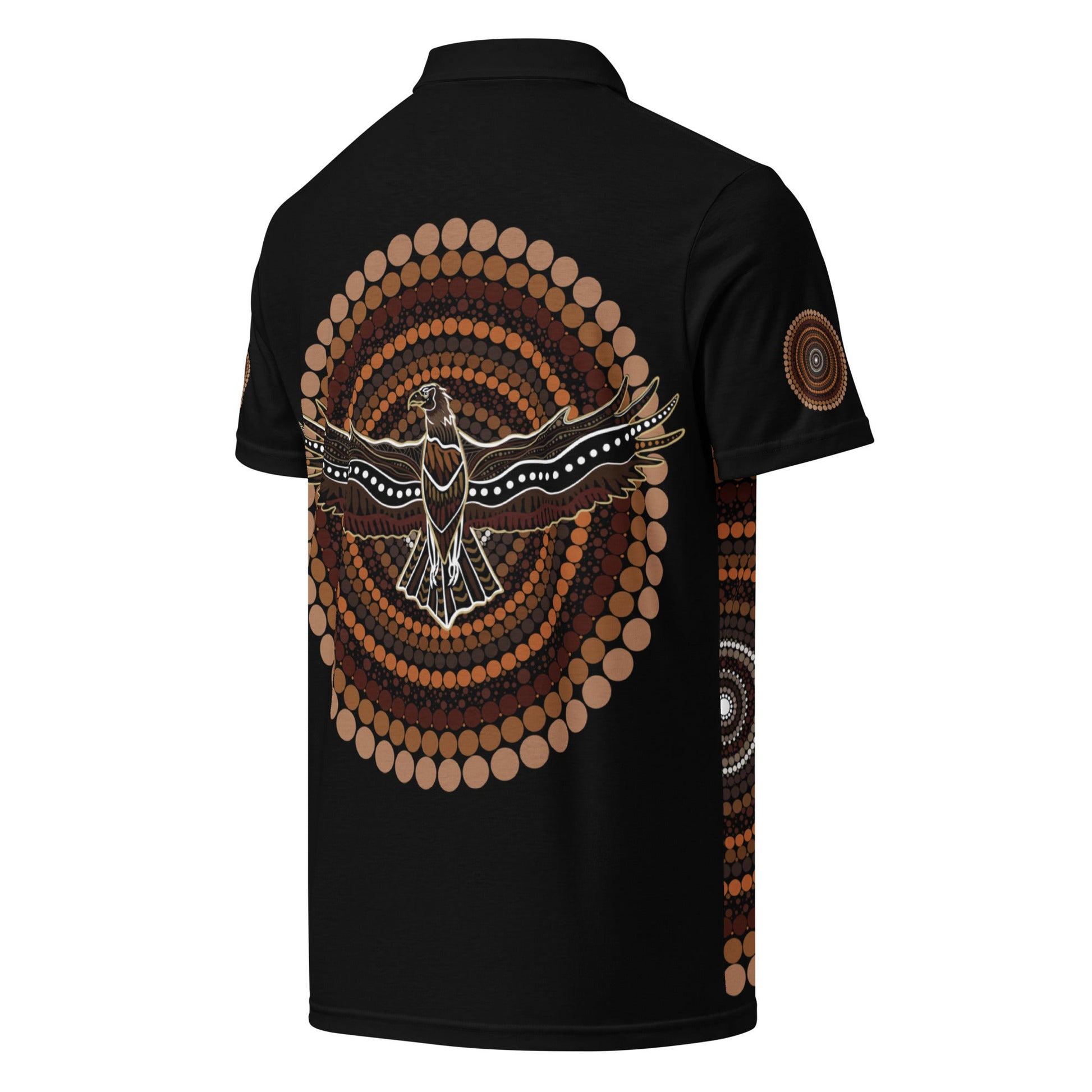 Eagle Spirit Polo Shirt – Strength, Resilience, and Modern Style - Aboriginal Art by Lani