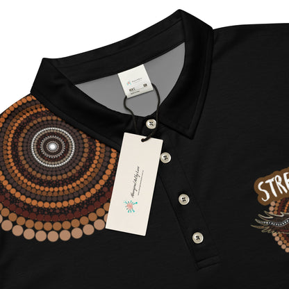 Eagle Spirit Polo Shirt – Strength, Resilience, and Modern Style - Aboriginal Art by Lani