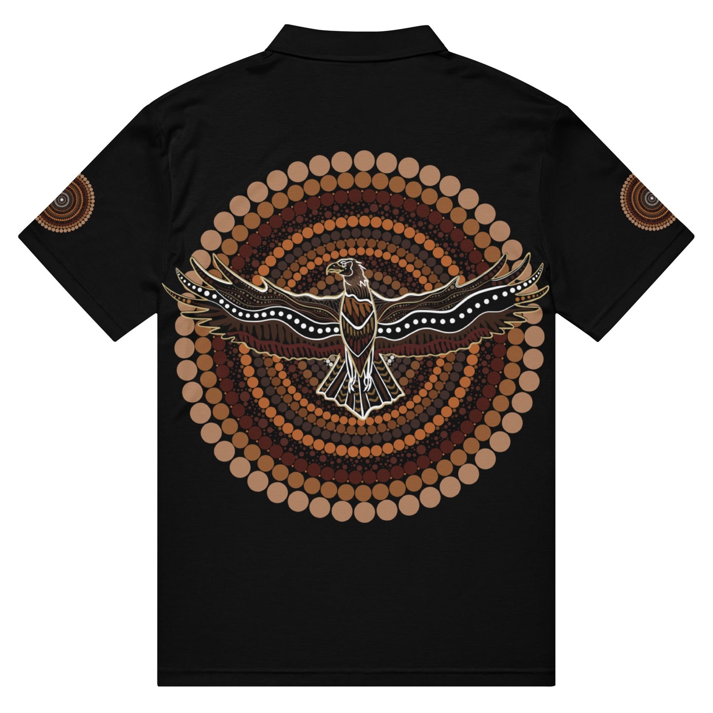 Eagle Spirit Polo Shirt – Strength, Resilience, and Modern Style - Aboriginal Art by Lani