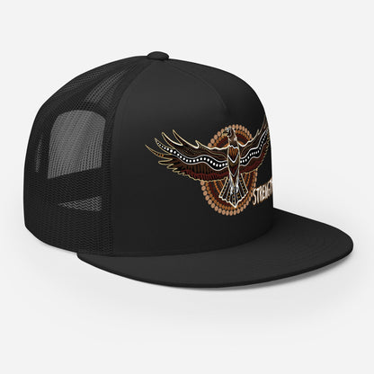 Eagle Spirit Trucker Cap – Strength, Resilience, and Style - Aboriginal Art by Lani