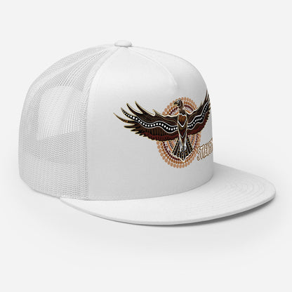 Eagle Spirit Trucker Cap – Strength, Resilience, and Style - Aboriginal Art by Lani