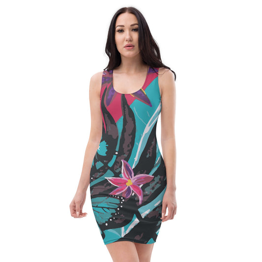 Flowers and Butterflies Collection Women's Dress - Aboriginal Art by LaniWomen's Dresses