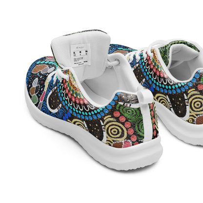 Gari Yala Collection Men’s Athletic Shoes - Aboriginal Art by LaniMen's Shoes