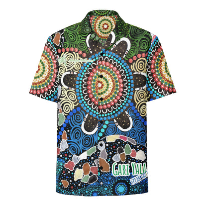 Gari Yala Collection Men's Button Shirt - Aboriginal Art by LaniMen's Shirts