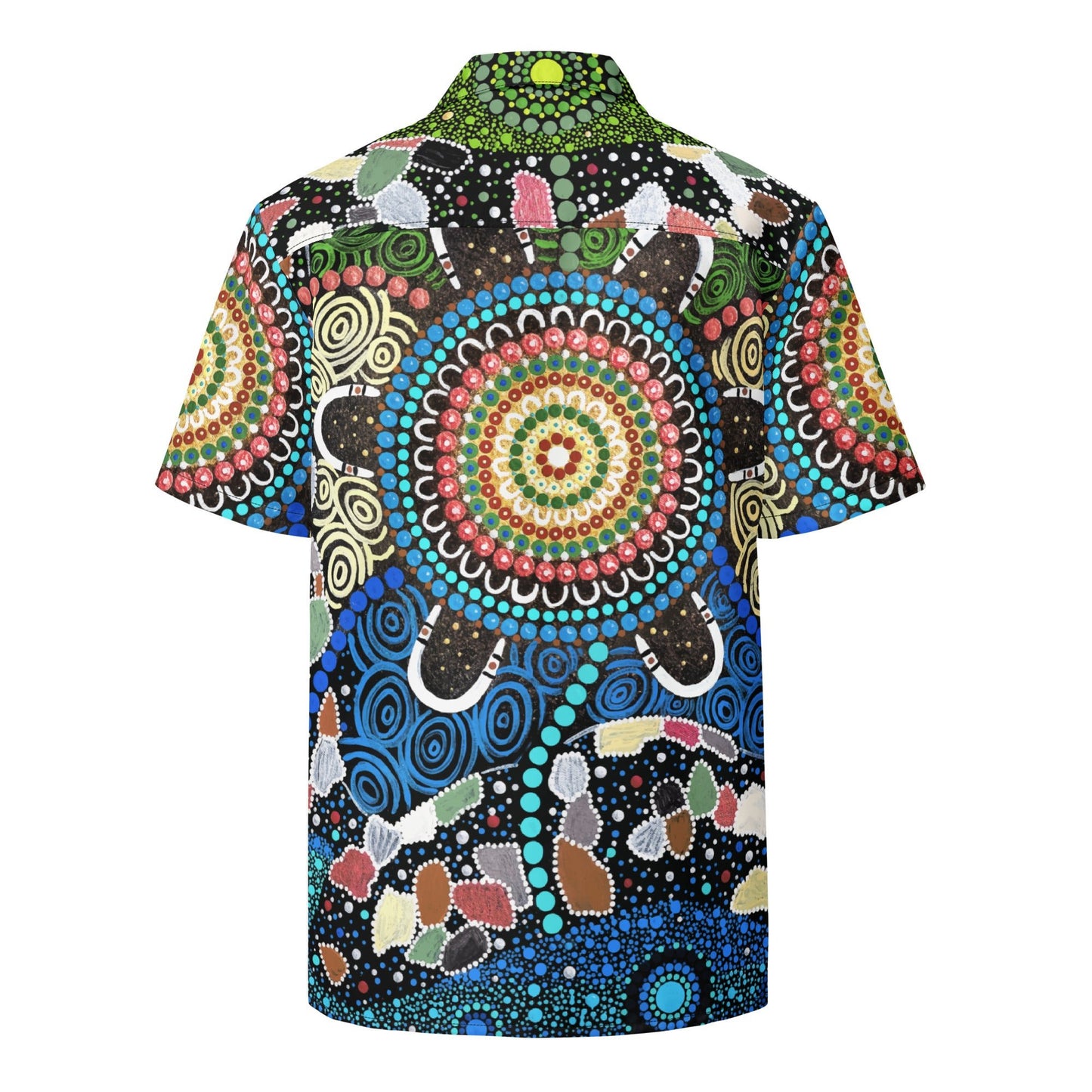 Gari Yala Collection Men's Button Shirt - Aboriginal Art by LaniMen's Shirts