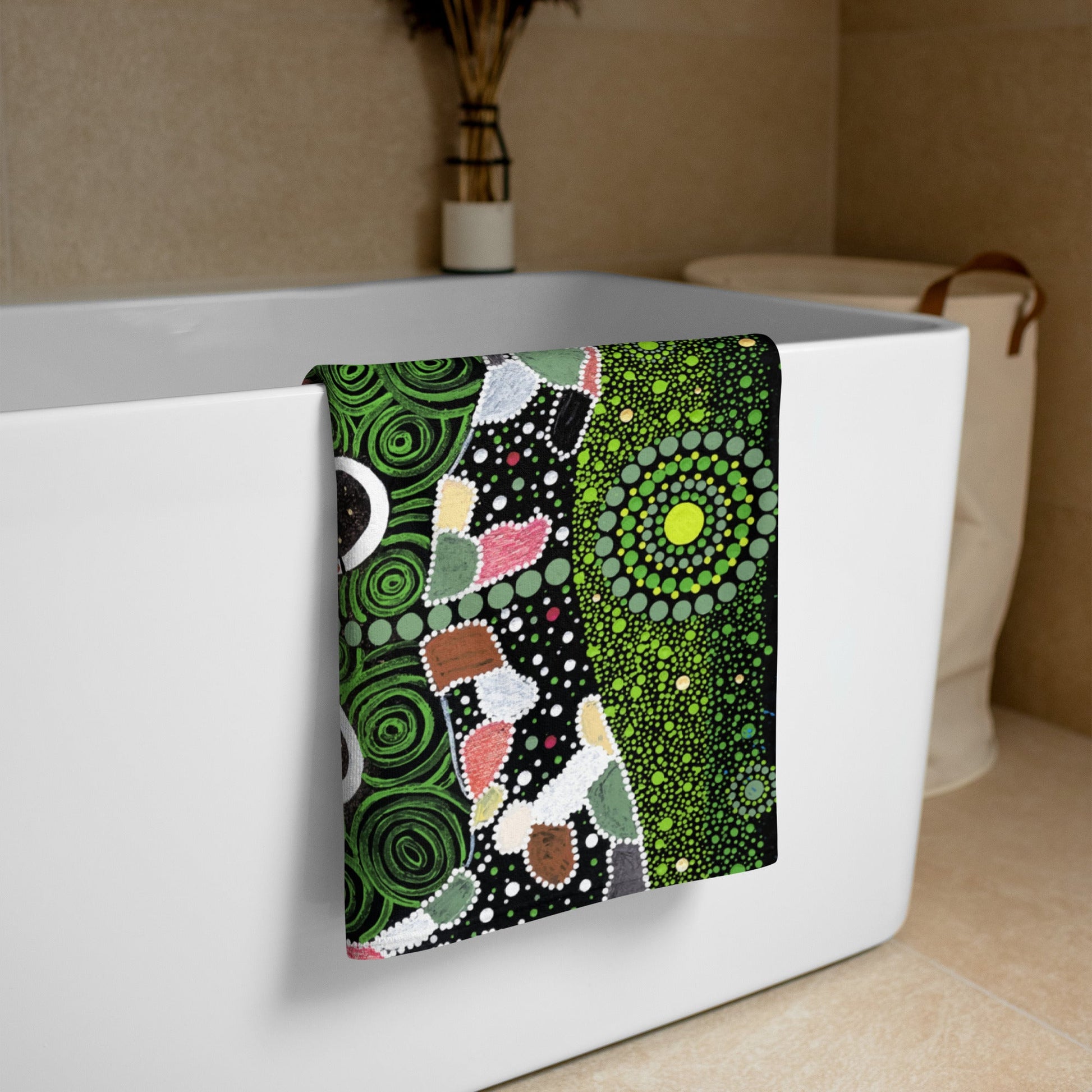 Gari Yala Collection Towel - Aboriginal Art by LaniTowels