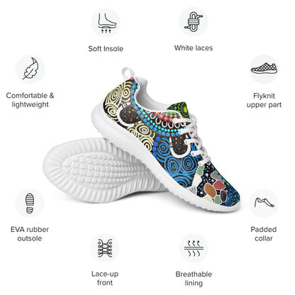 Gari Yala Collection Women’s Athletic Shoes - Aboriginal Art by LaniWomen's Shoes