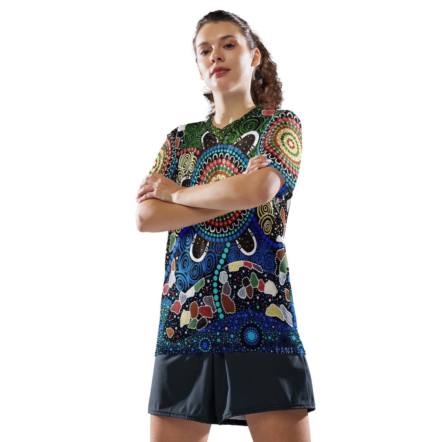 Gari Yala Collection Women's Sports Jersey - Aboriginal Art by LaniWomen's Shirts