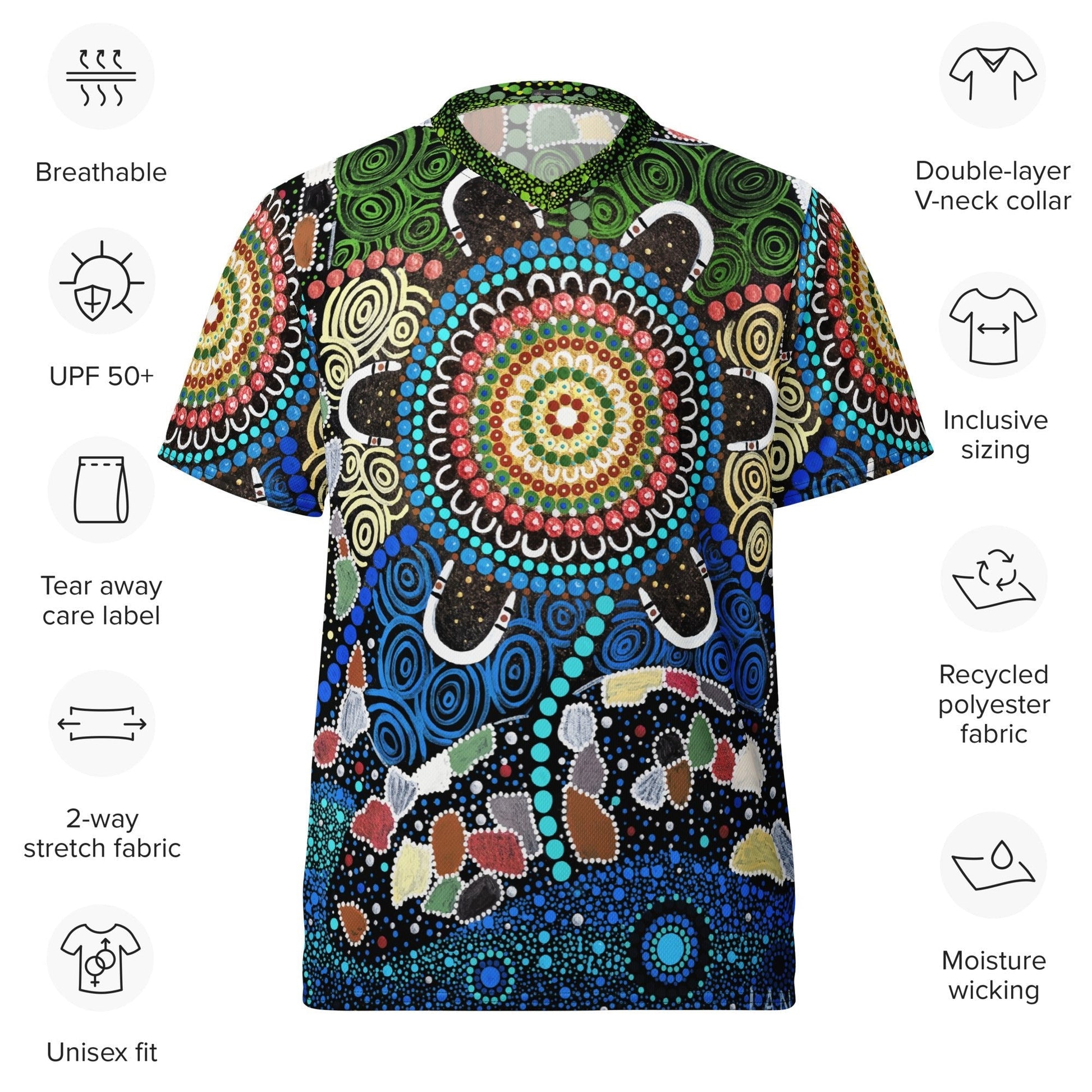 Gari Yala Collection Women's Sports Jersey - Aboriginal Art by LaniWomen's Shirts