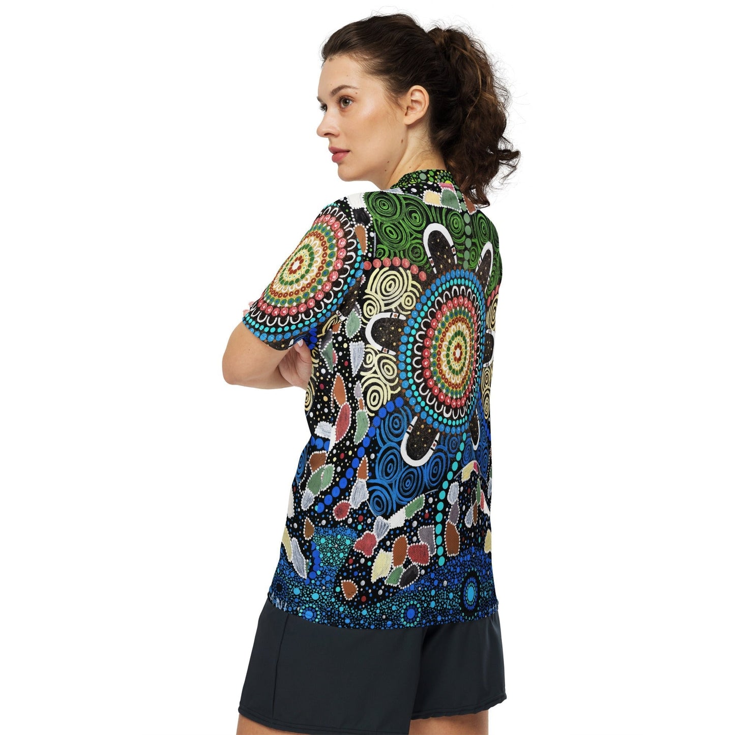 Gari Yala Collection Women's Sports Jersey - Aboriginal Art by LaniWomen's Shirts