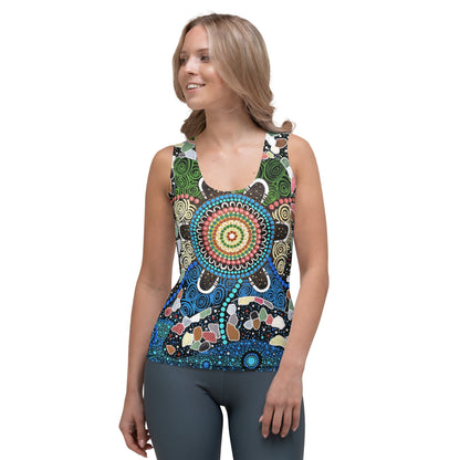 Gari Yala Collection Women's Tank Top - Aboriginal Art by LaniWomen's Shirts