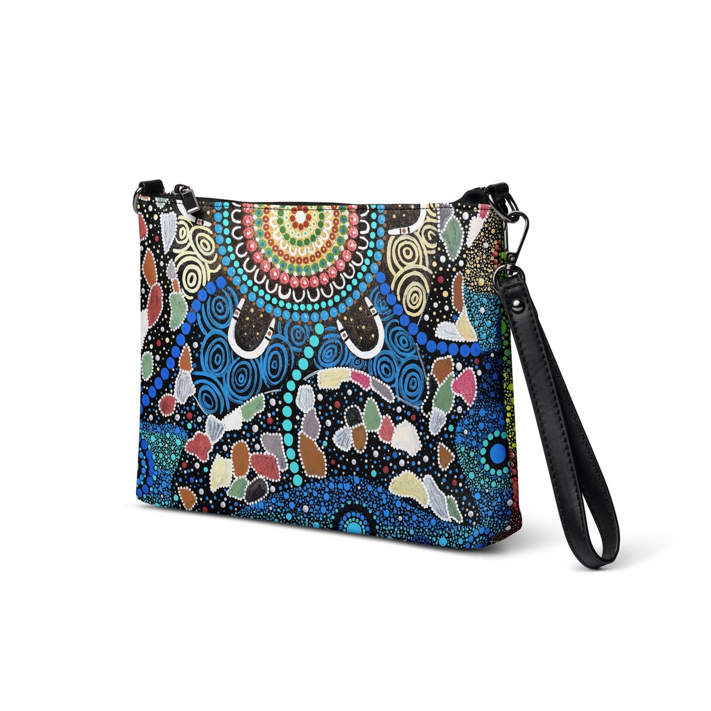 Gari Yala Crossbody Bag - Aboriginal Art by LaniBags