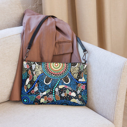 Gari Yala Crossbody Bag - Aboriginal Art by LaniBags