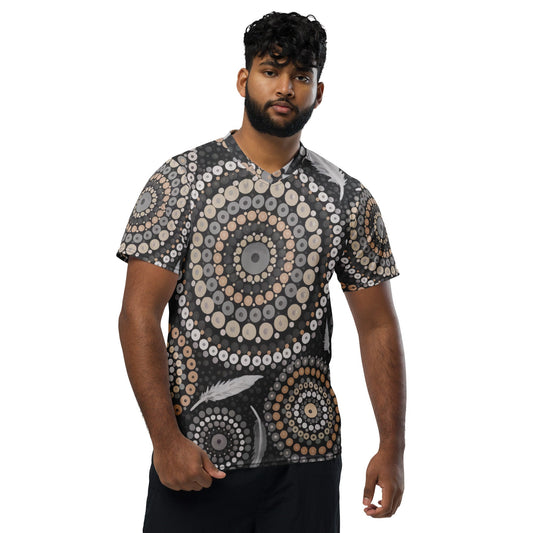 Gawuraa Collection Men's Sports Jersey - Aboriginal Art by LaniMen's Shirts