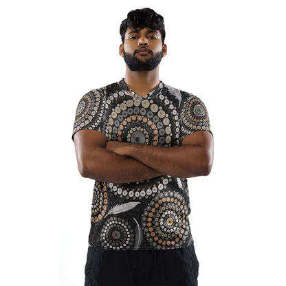 Gawuraa Collection Men's Sports Jersey - Aboriginal Art by LaniMen's Shirts