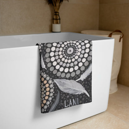 Gawuraa Collection Towel - Aboriginal Art by LaniTowels