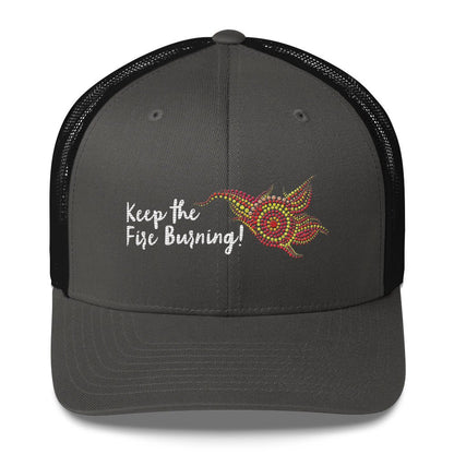 NAIDOC 2024 Keep The Fire Burning! Trucker Cap - Aboriginal Art by LaniNAIDOC 2024