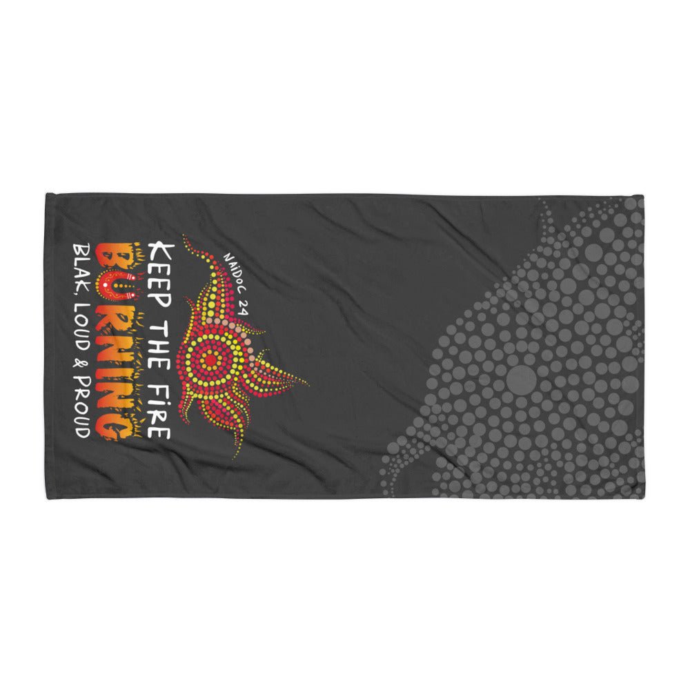 NAIDOC 2024 Range 2 Towel - Aboriginal Art by LaniTowels